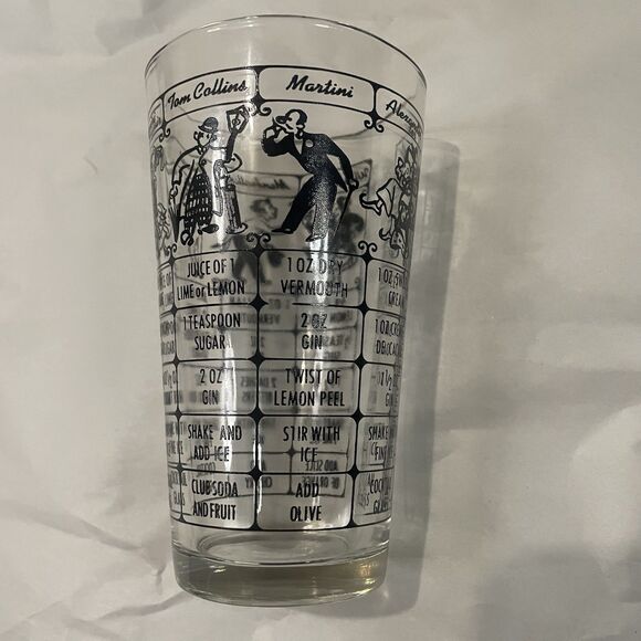 Vintage Mid-Century Barware Drink Mixer Cocktail Shaker Federal Glass Co. Retro - Picture 8 of 8